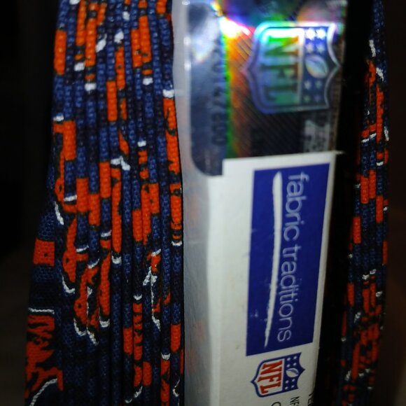 5 Yards NFL Chicago Bears Cotton Canvas Fabric Fabric Traditions BLue Orange - Picture 7 of 11